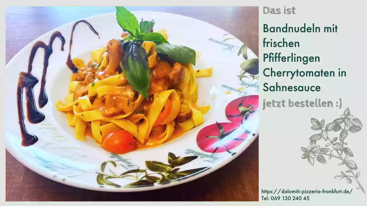 Bandnudeln mit frischen Pfifferlingen