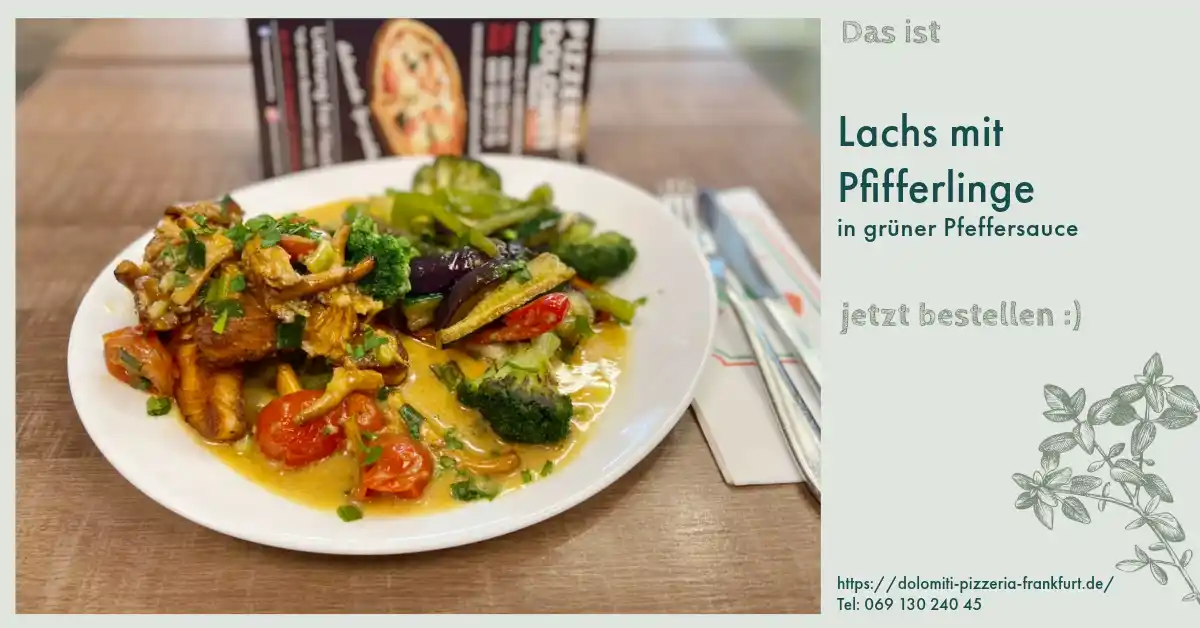 Lachs mit Pfifferlinge