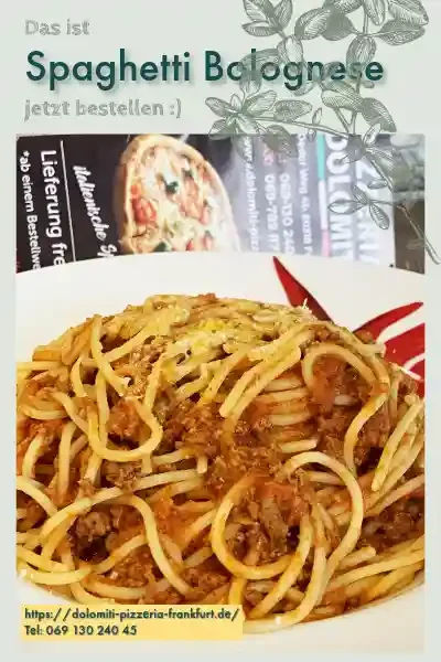 Spaghetti Bolognese bei Dolomiti