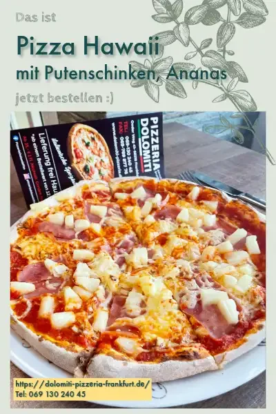 Pizza Hawaii bei Dolomiti