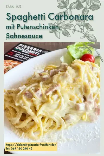 Spaghetti Carbonara bei Dolomiti